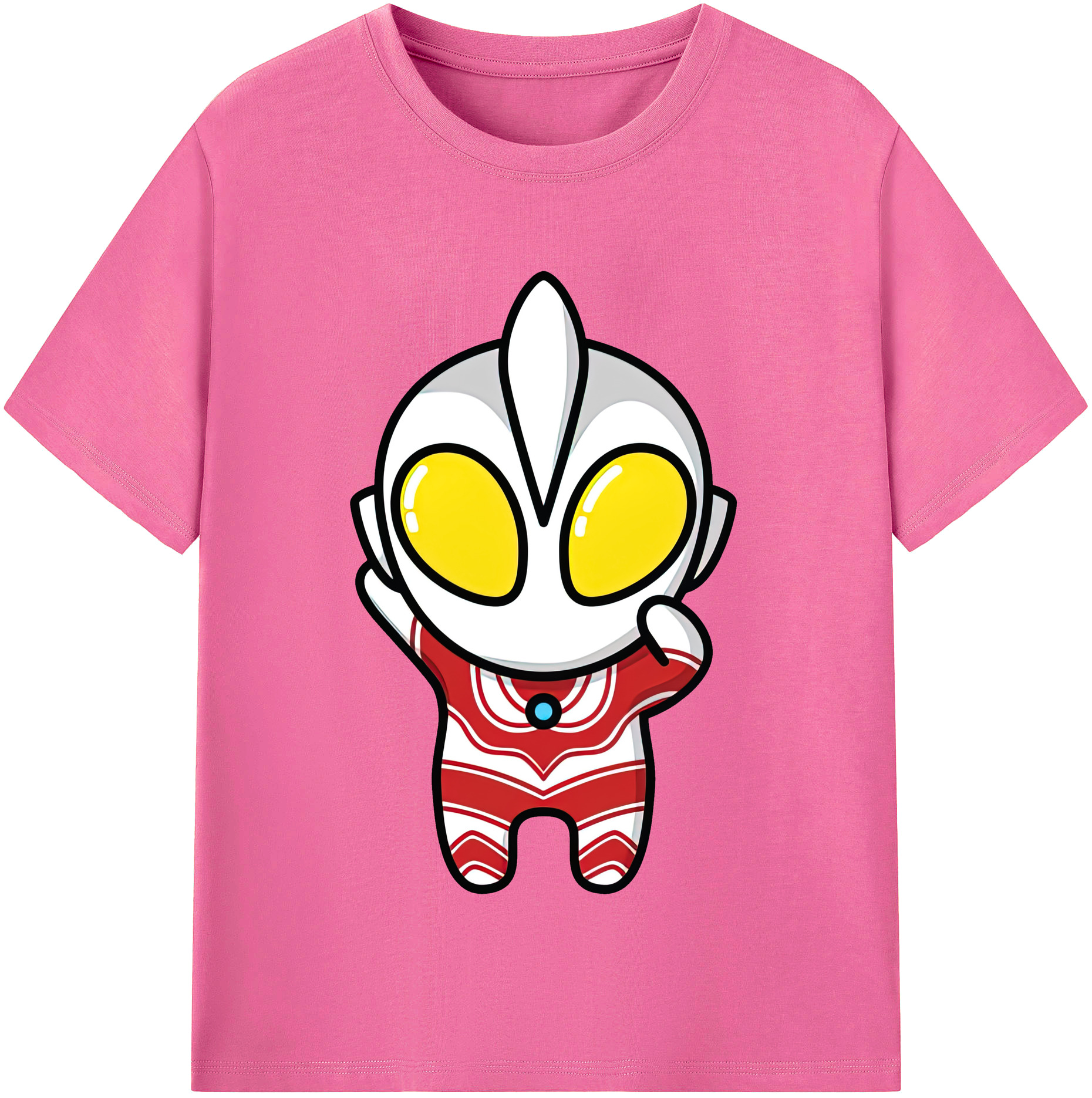（画像用） ウルトラマン Ultraman レディースカジュアルプリントTシャツ（綿100％）